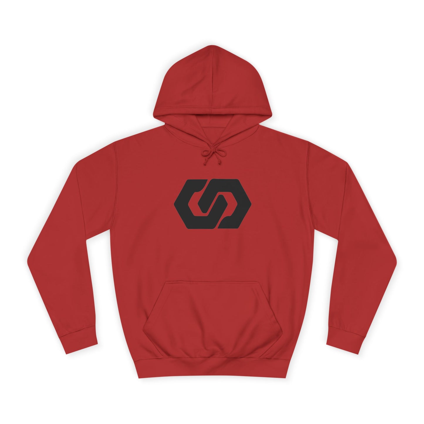 Unisex College Hoodie - Minimalist Logo Design - OVERZELUS