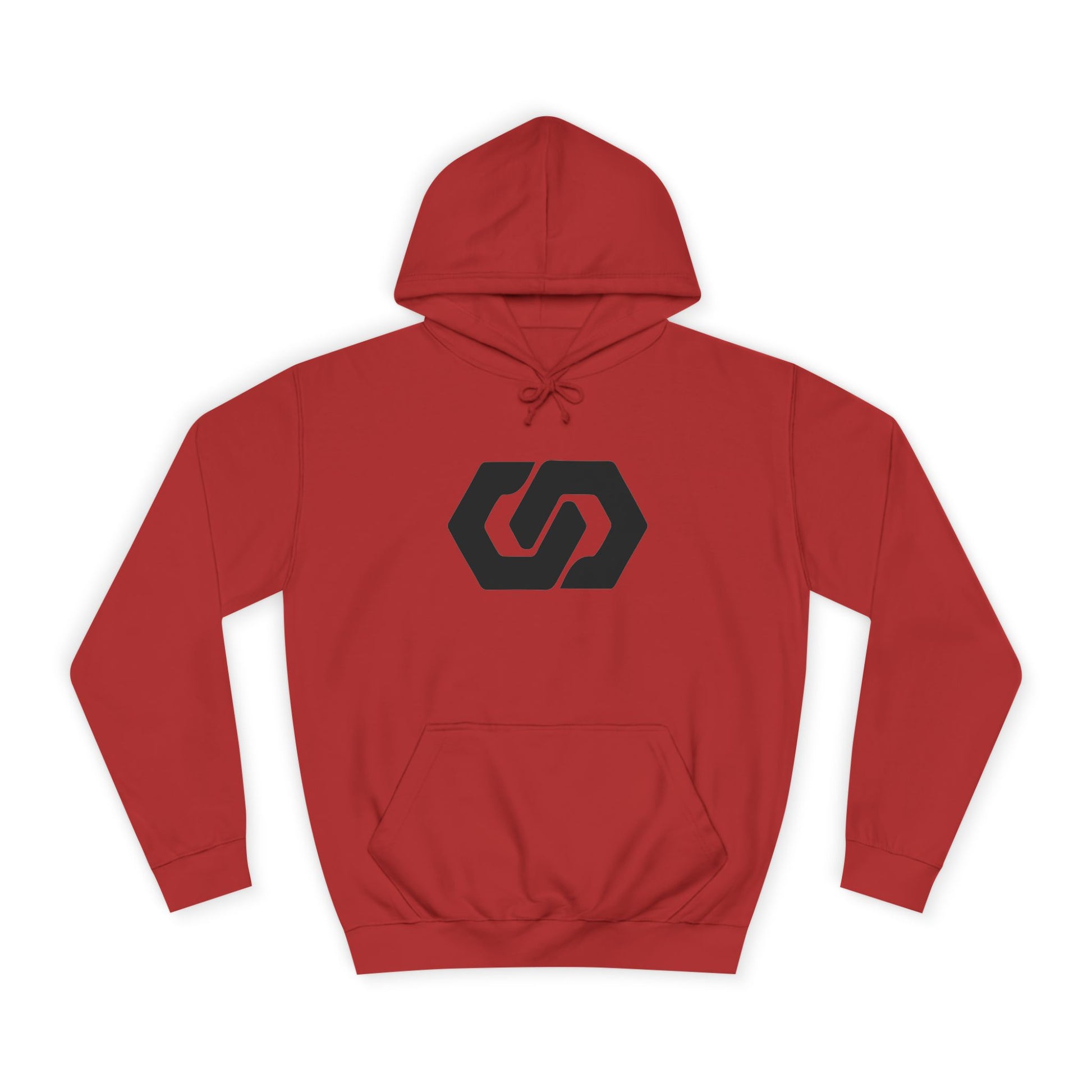 Unisex College Hoodie - Minimalist Logo Design - OVERZELUS