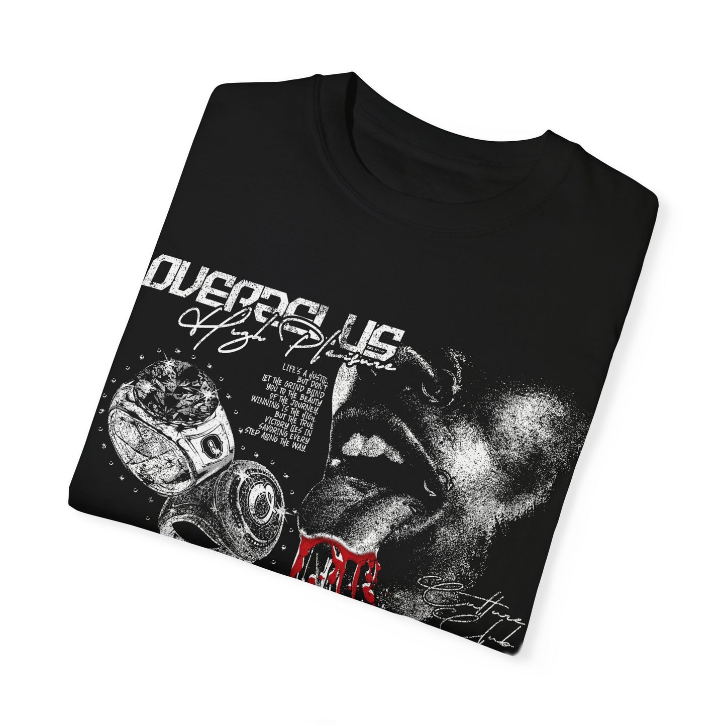 Street Art Unisex Garment-Dyed T-Shirt - Graphic Print Tee for Trendsetters - OVERZELUS