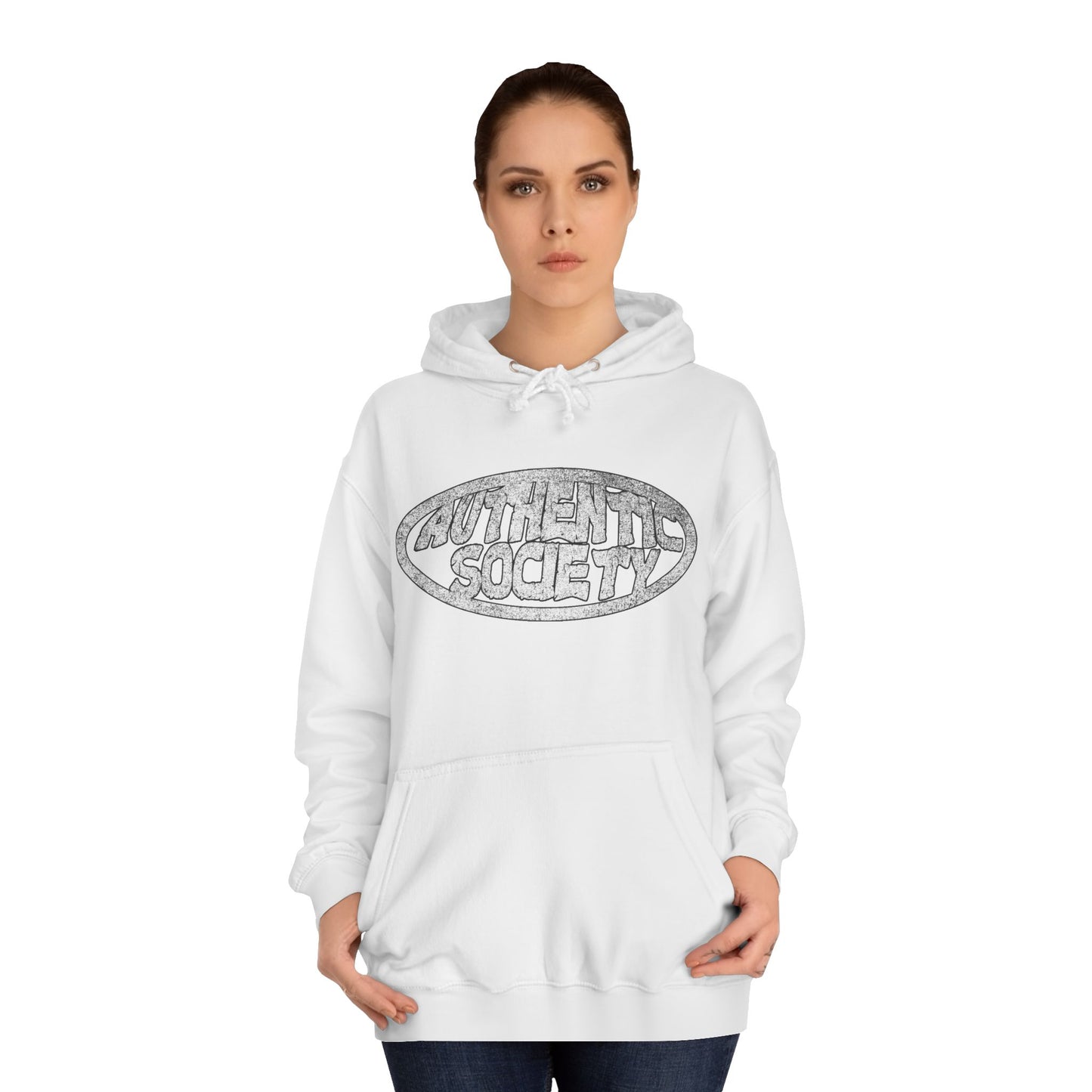 Authentic Society Unisex College Hoodie - Comfort & Style for Students - OVERZELUS