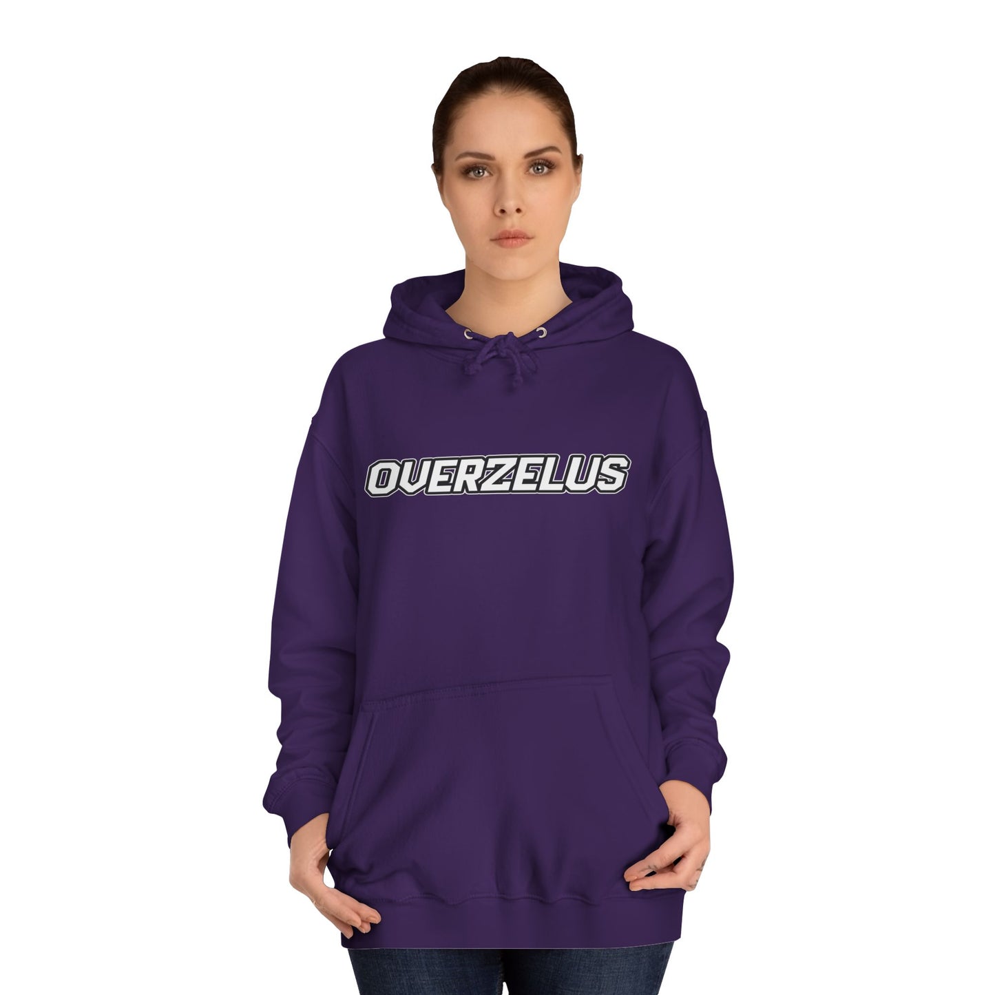 Unisex College Hoodie - Overzelus Urban Style - OVERZELUS