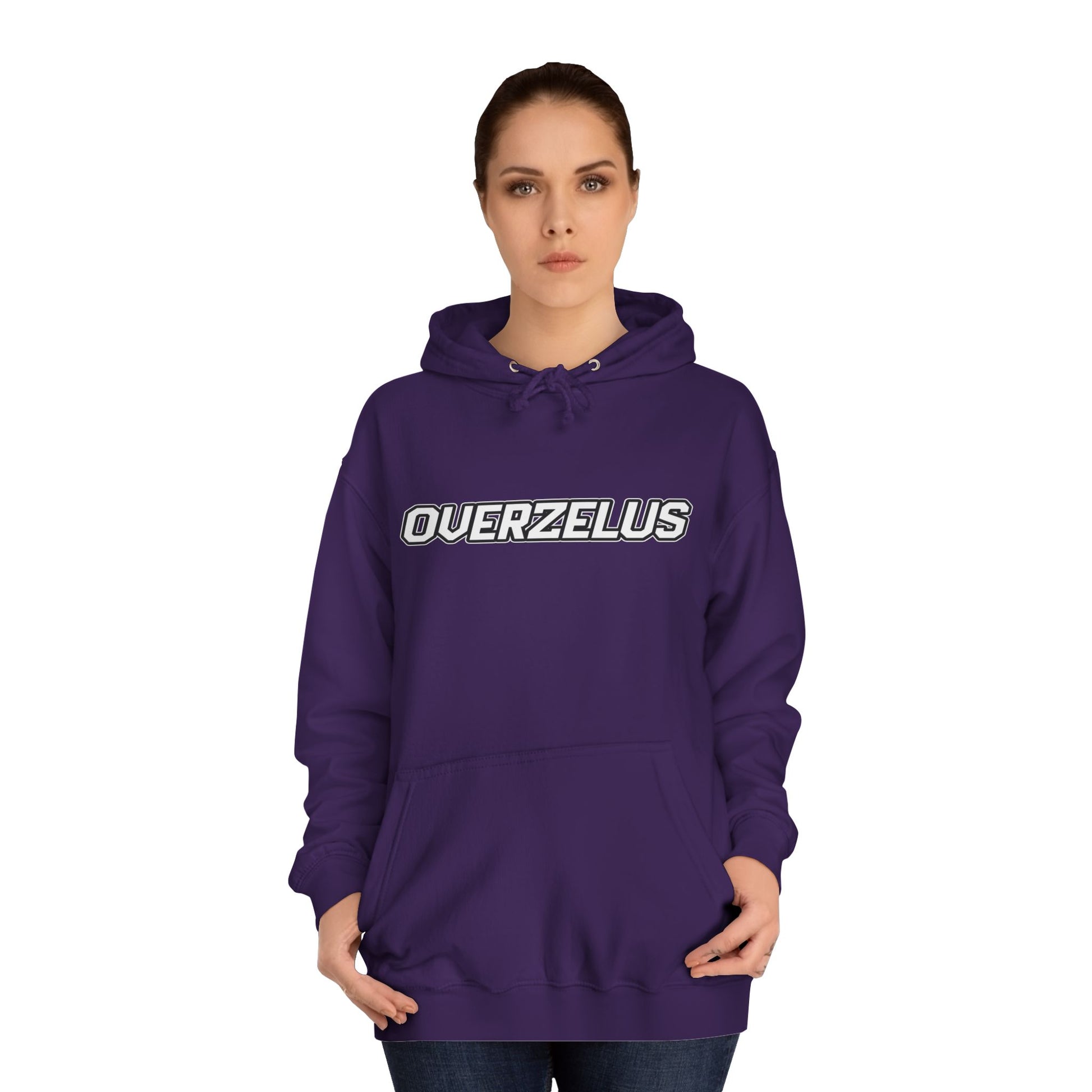 Unisex College Hoodie - Overzelus Urban Style - OVERZELUS