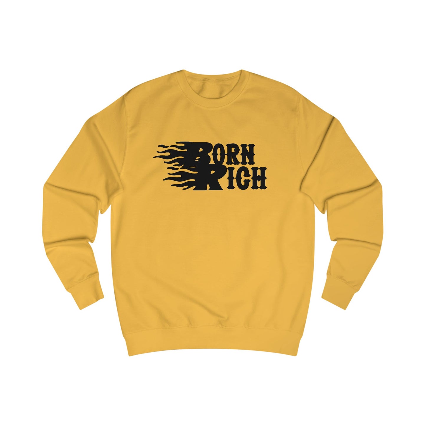 'Born Rich' Unisex Sweatshirt – Trendy Streetwear - OVERZELUS