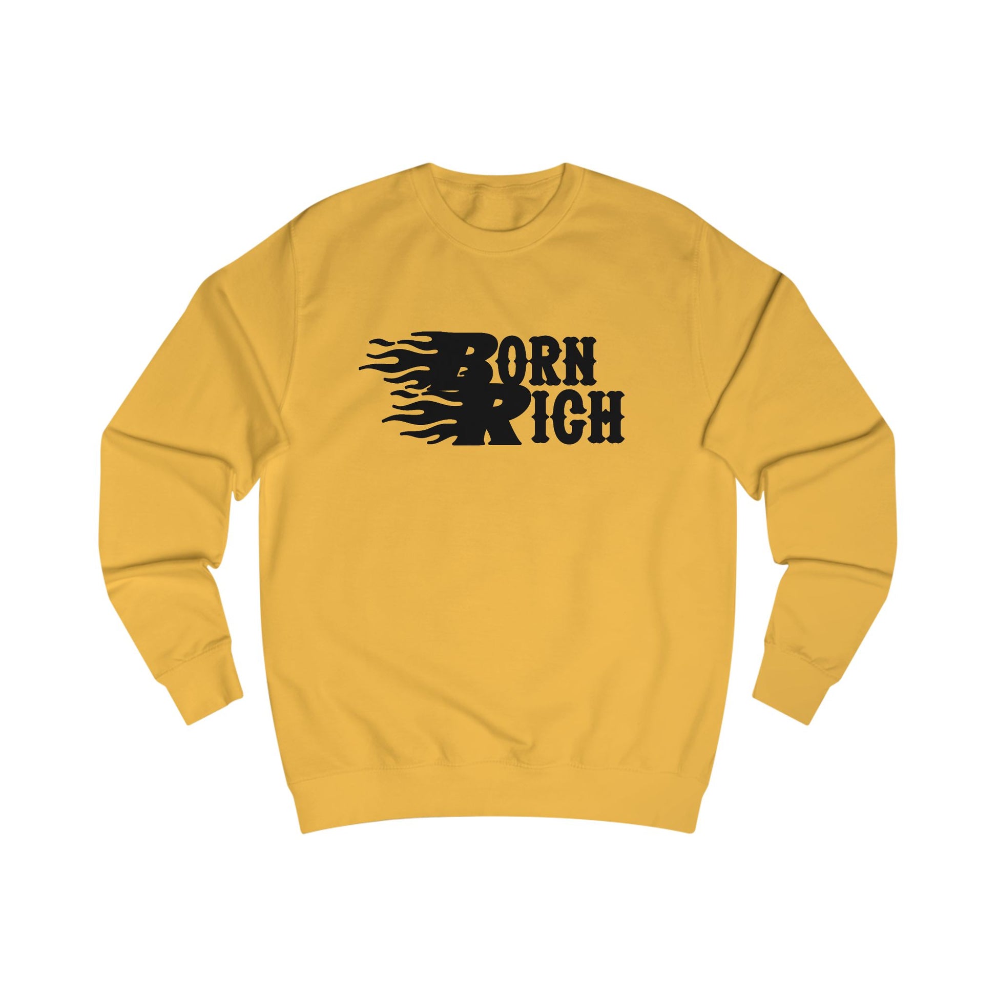 'Born Rich' Unisex Sweatshirt – Trendy Streetwear - OVERZELUS