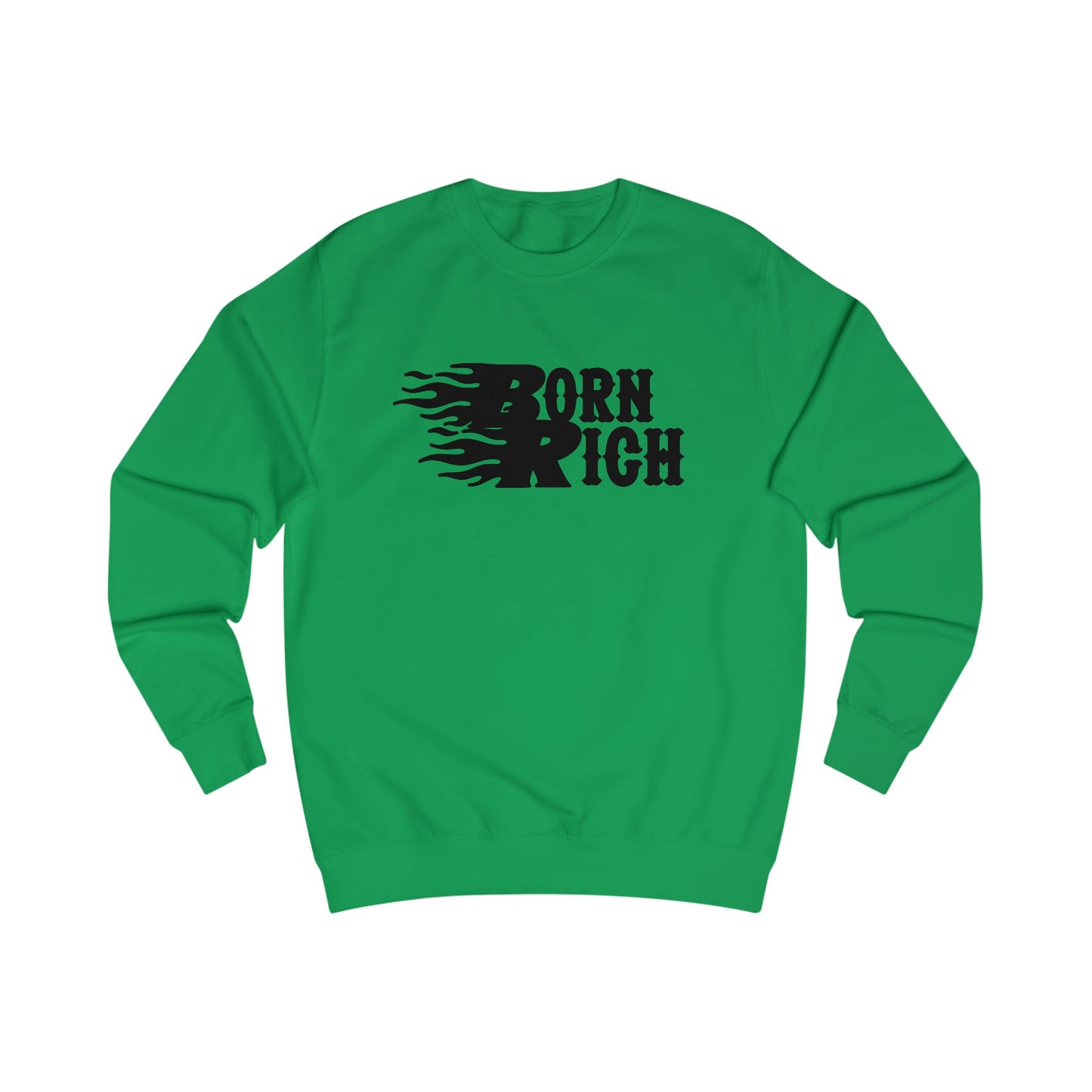 'Born Rich' Unisex Sweatshirt – Trendy Streetwear - OVERZELUS