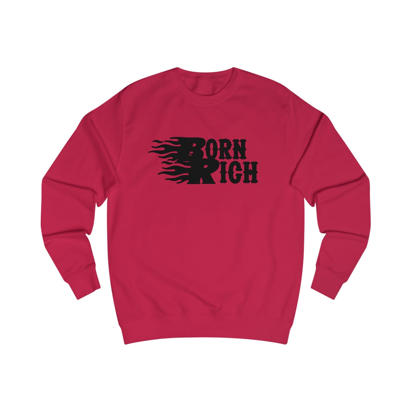 'Born Rich' Unisex Sweatshirt – Trendy Streetwear - OVERZELUS