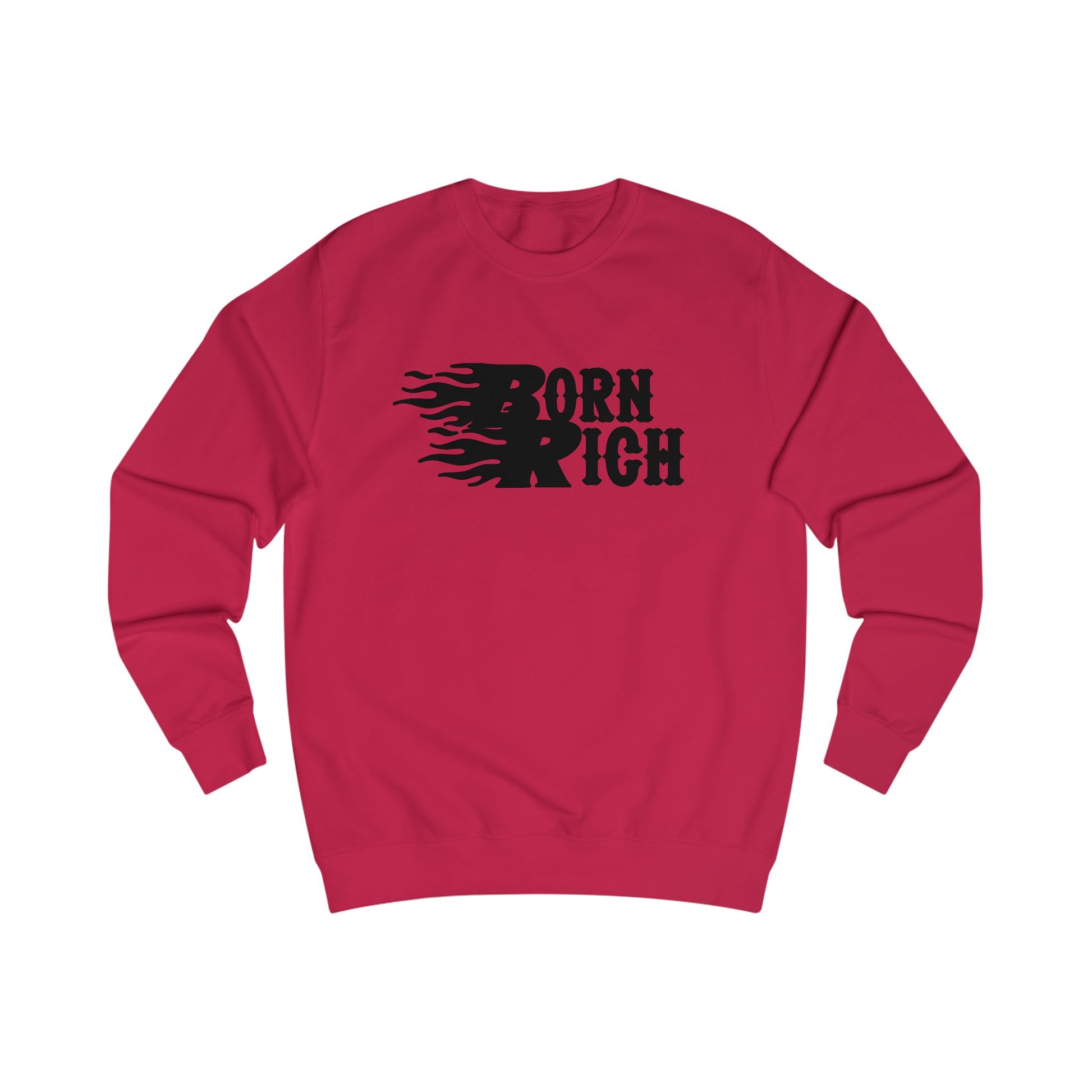 'Born Rich' Unisex Sweatshirt – Trendy Streetwear - OVERZELUS