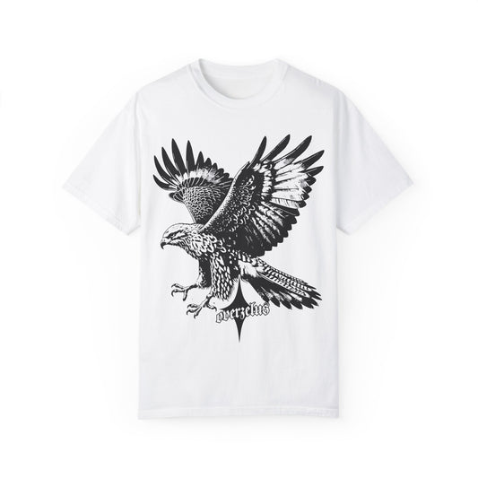 Eagle Spirit Unisex Garment-Dyed T-Shirt - Nature-Inspired Design for Outdoor Enthusiasts - OVERZELUS