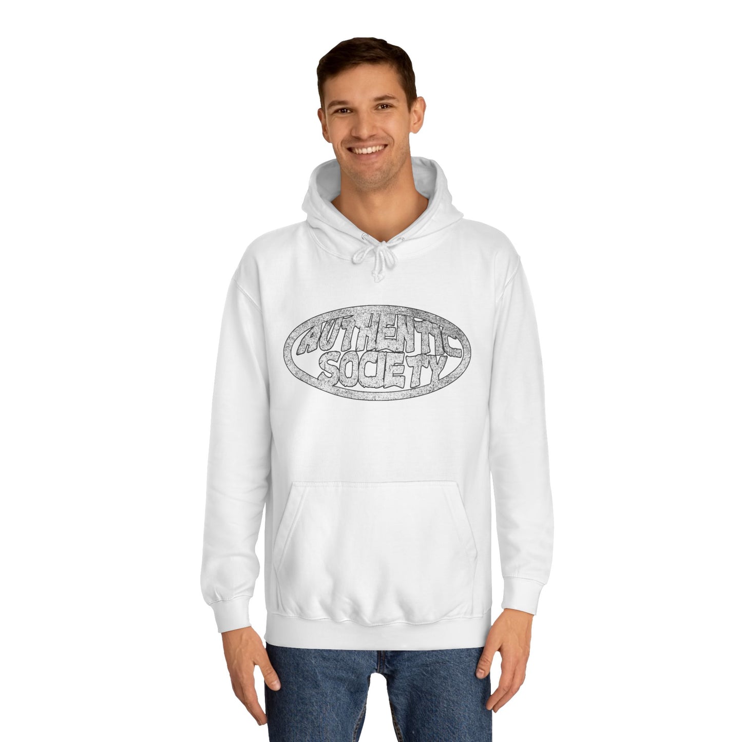 Authentic Society Unisex College Hoodie - Comfort & Style for Students - OVERZELUS