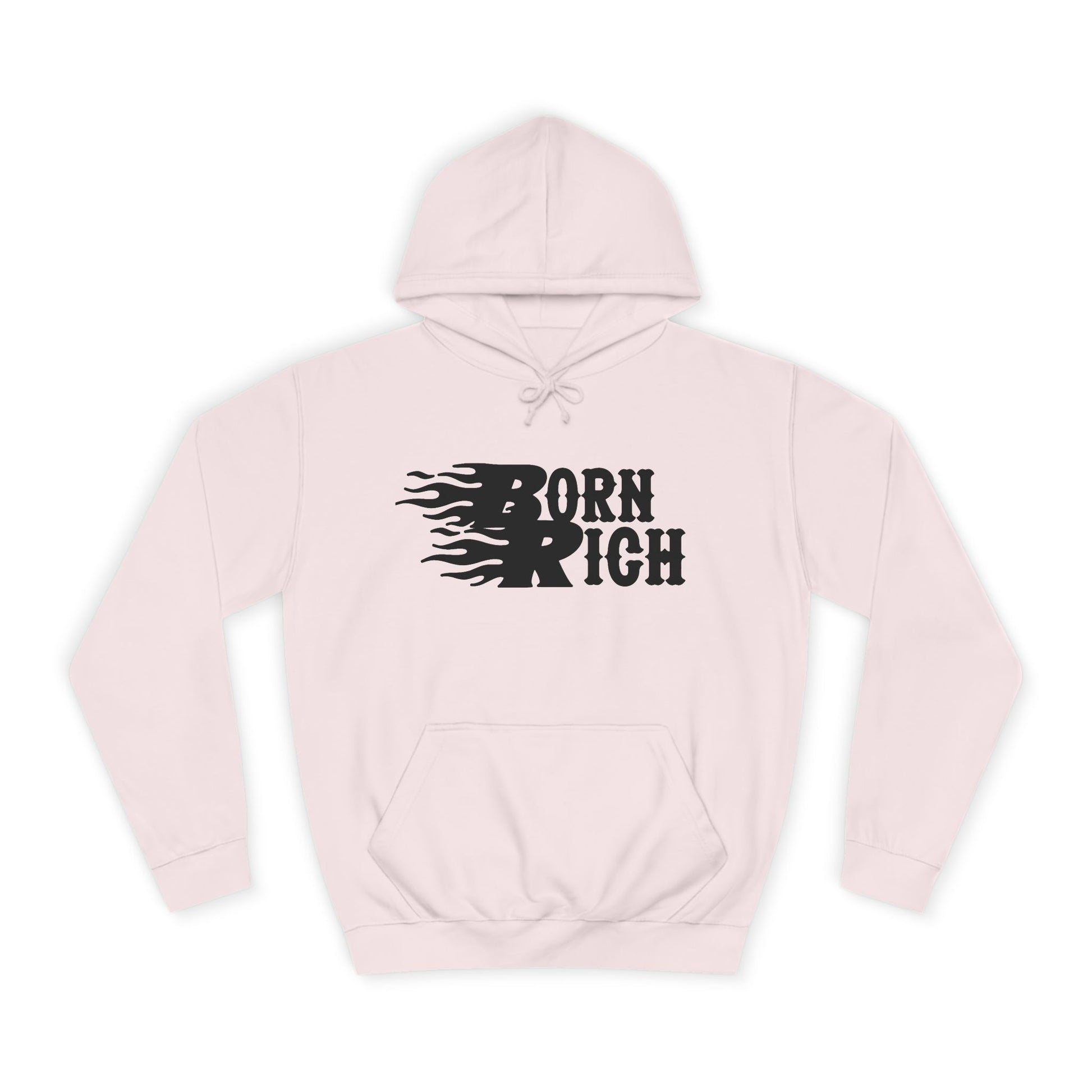 "Born Rich" Unisex College Hoodie - Trendy and Comfortable Streetwear - OVERZELUS