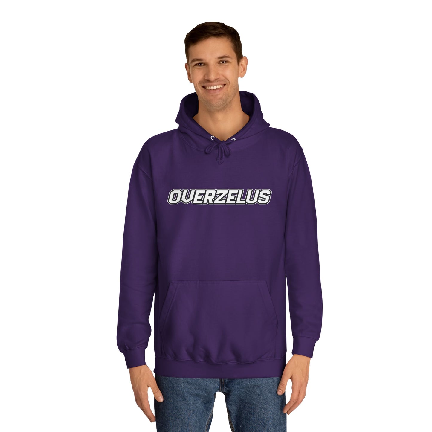 Unisex College Hoodie - Overzelus Urban Style - OVERZELUS