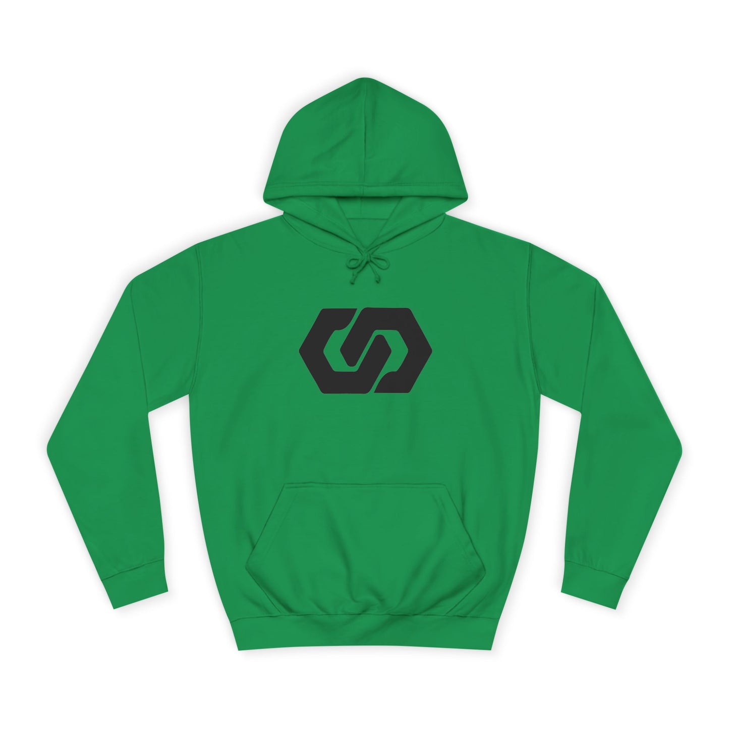 Unisex College Hoodie - Minimalist Logo Design - OVERZELUS