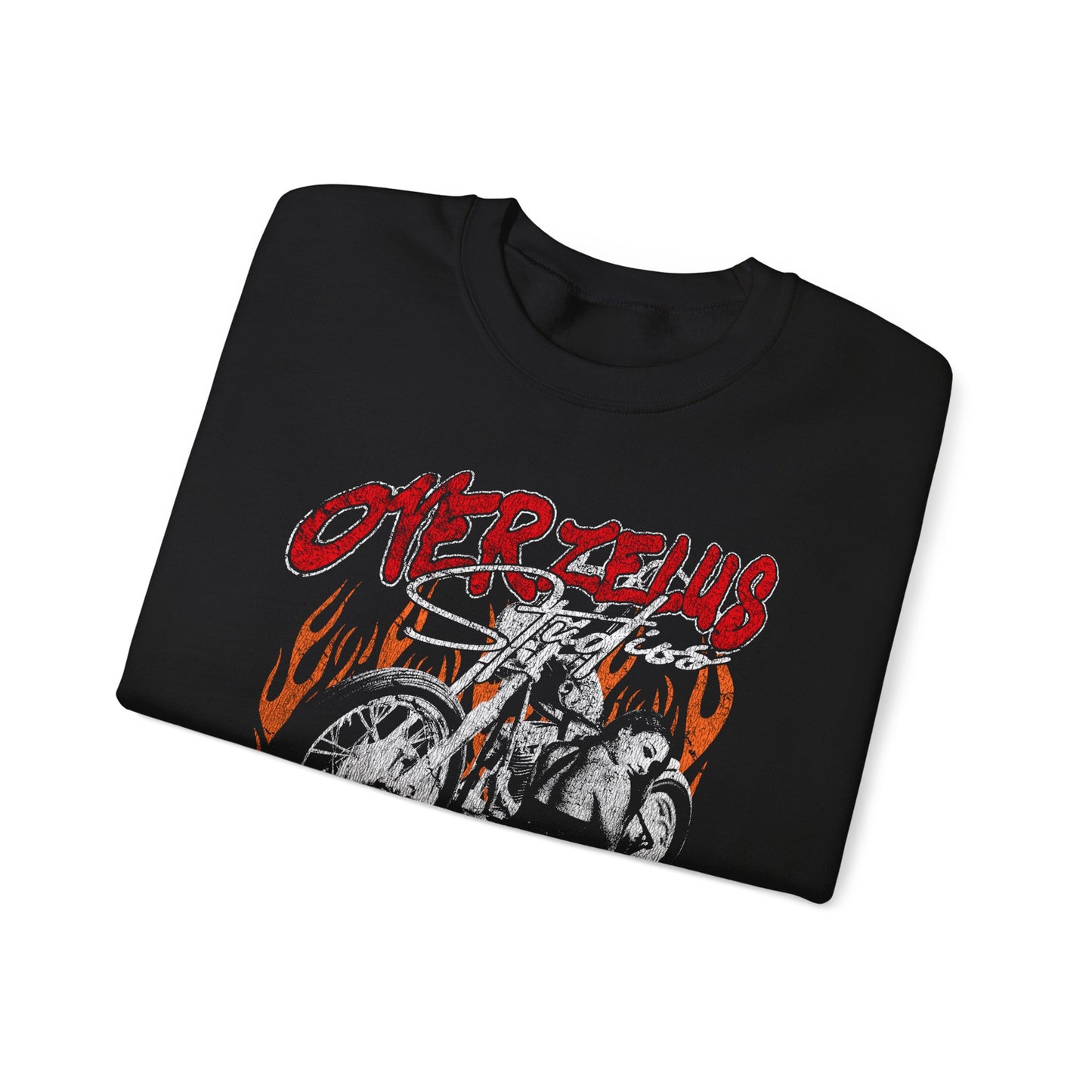 Ride On Fantasy Sweatshirt - Unisex Heavy Blend™ Crewneck for Motorcycle Enthusiasts - OVERZELUS