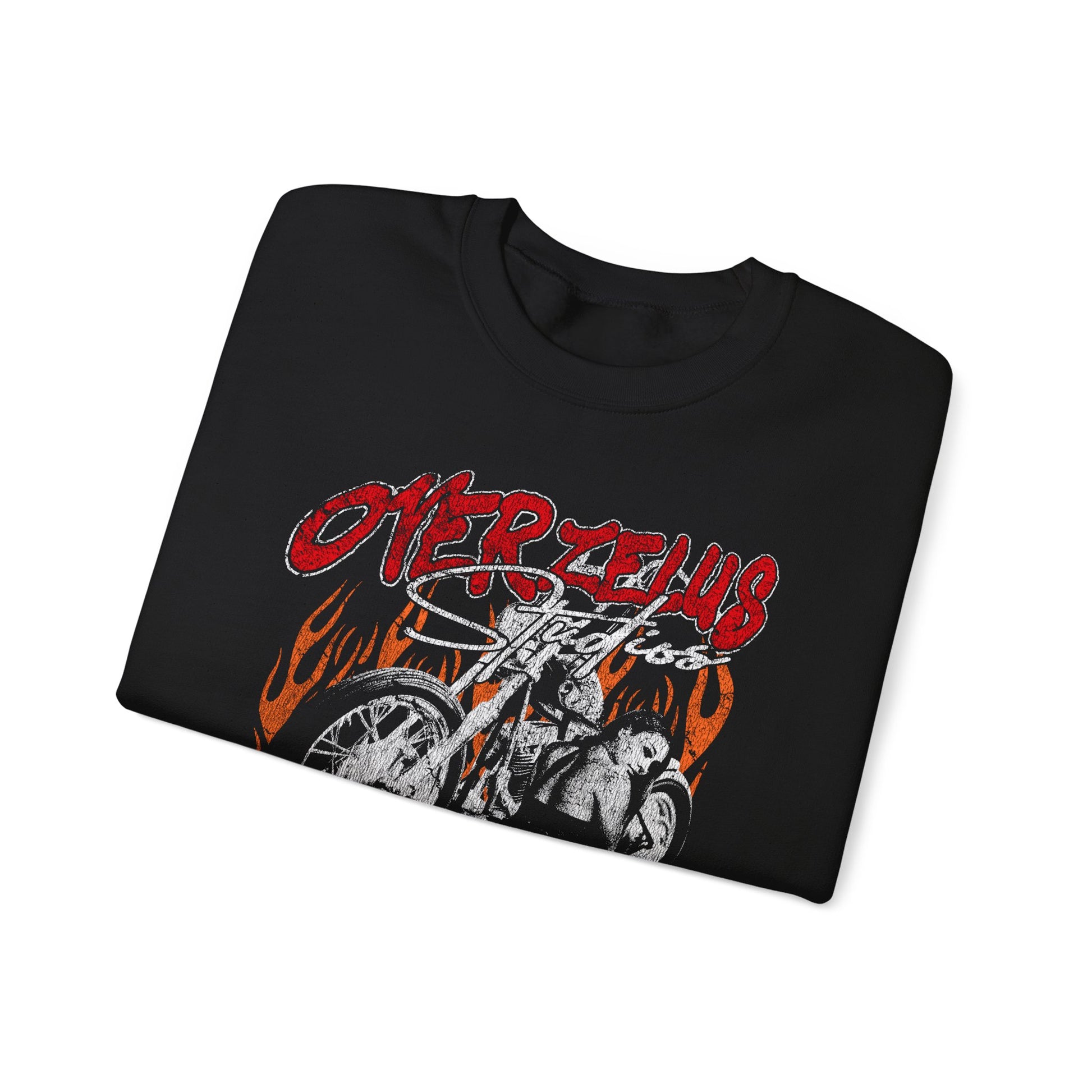 Ride On Fantasy Sweatshirt - Unisex Heavy Blend™ Crewneck for Motorcycle Enthusiasts - OVERZELUS