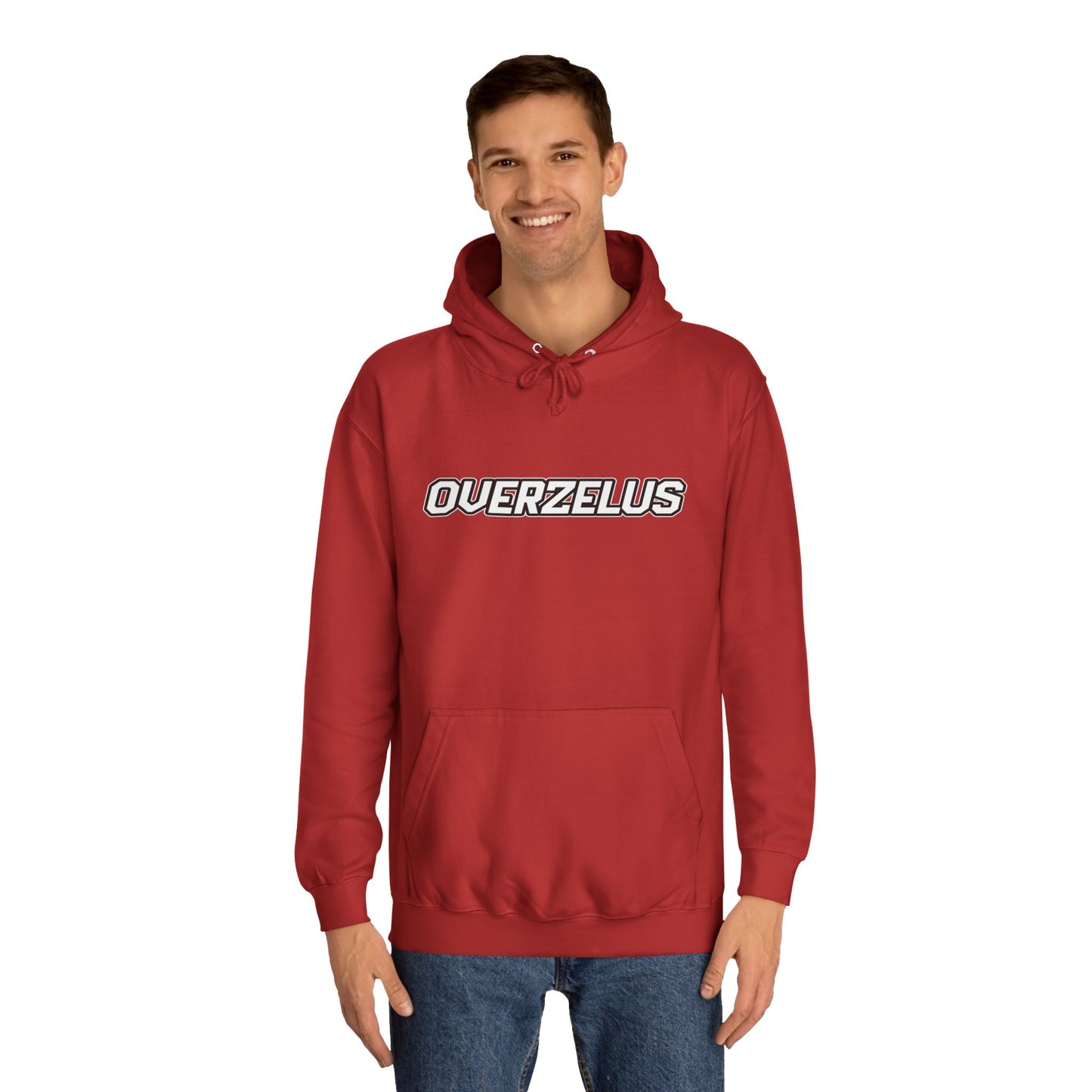 Unisex College Hoodie - Overzelus Urban Style - OVERZELUS