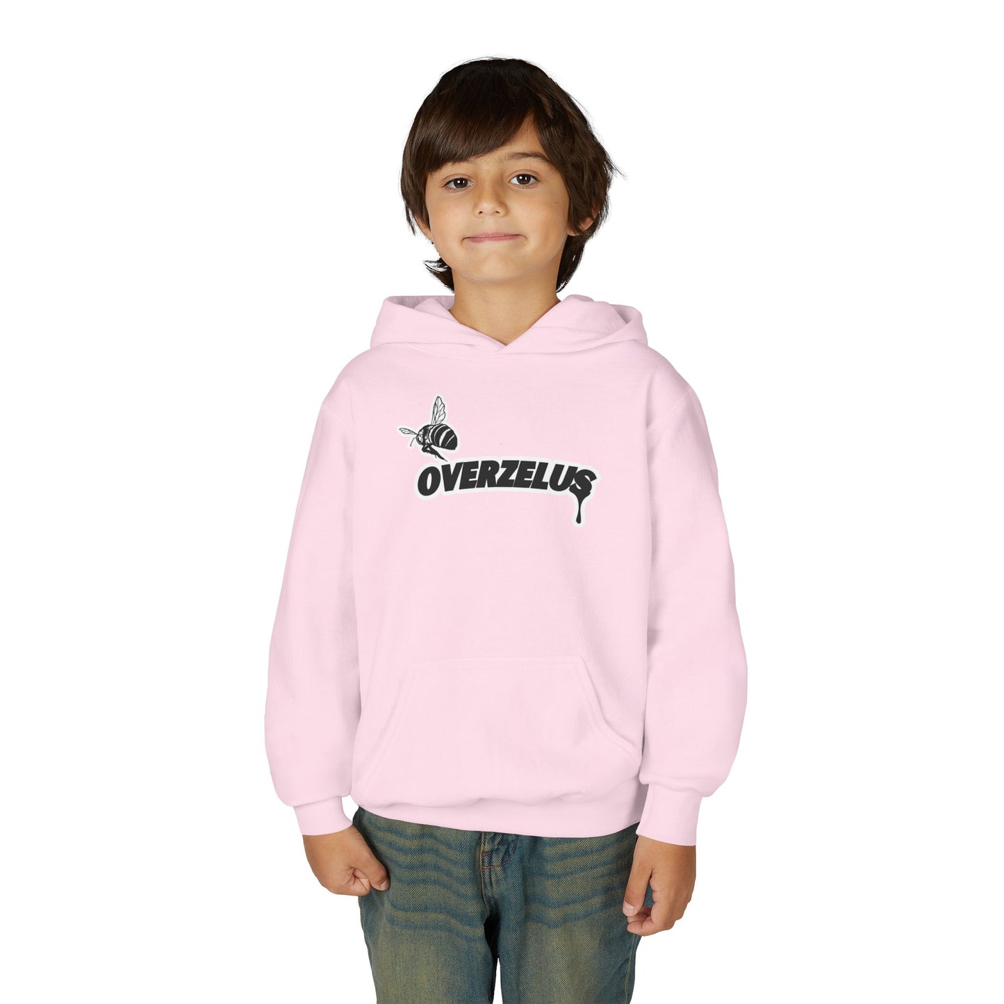 YOUTH "BE OVERZELUS" HEAVY BLEND HOODIE