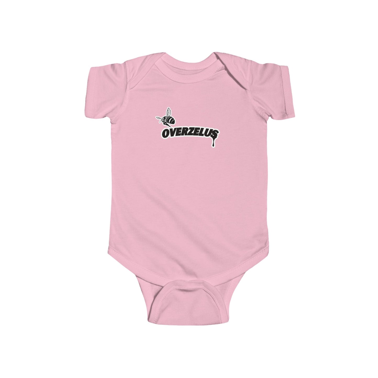 "BE OVERZELUS' BABY BODYSUIT