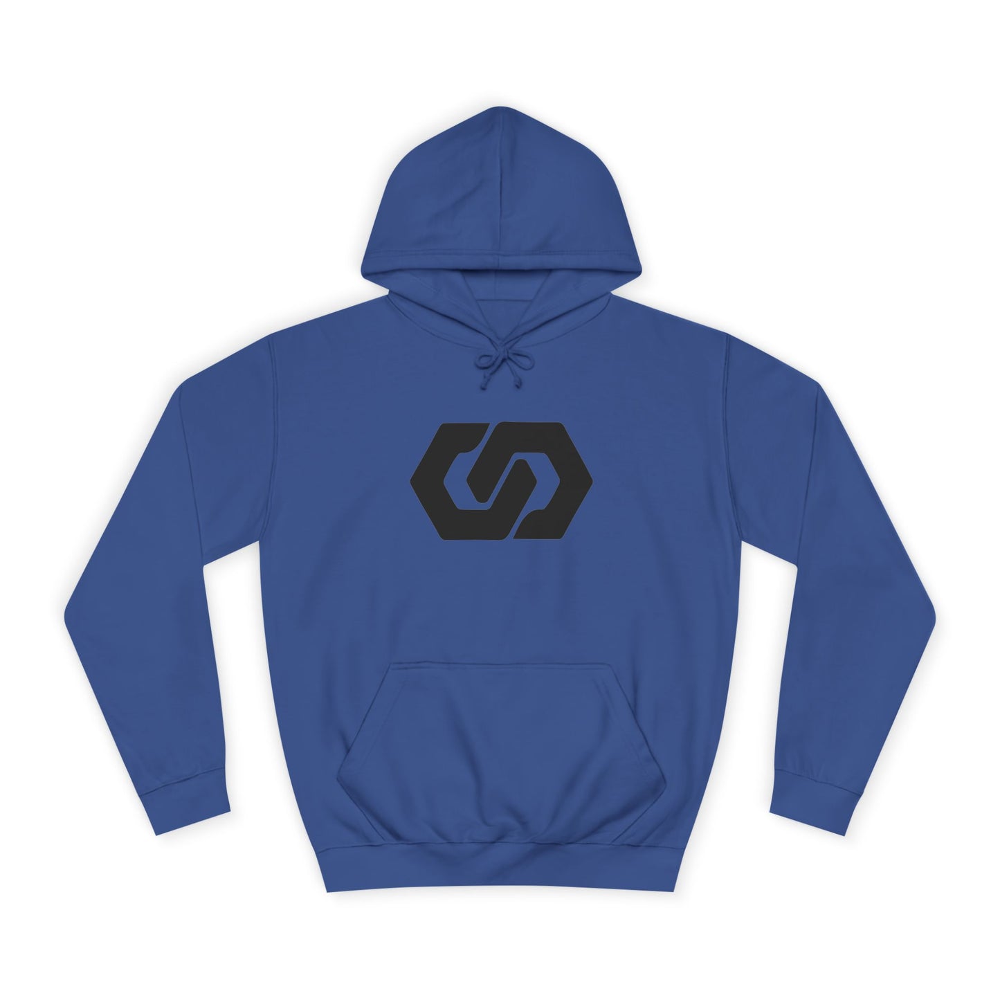 Unisex College Hoodie - Minimalist Logo Design - OVERZELUS