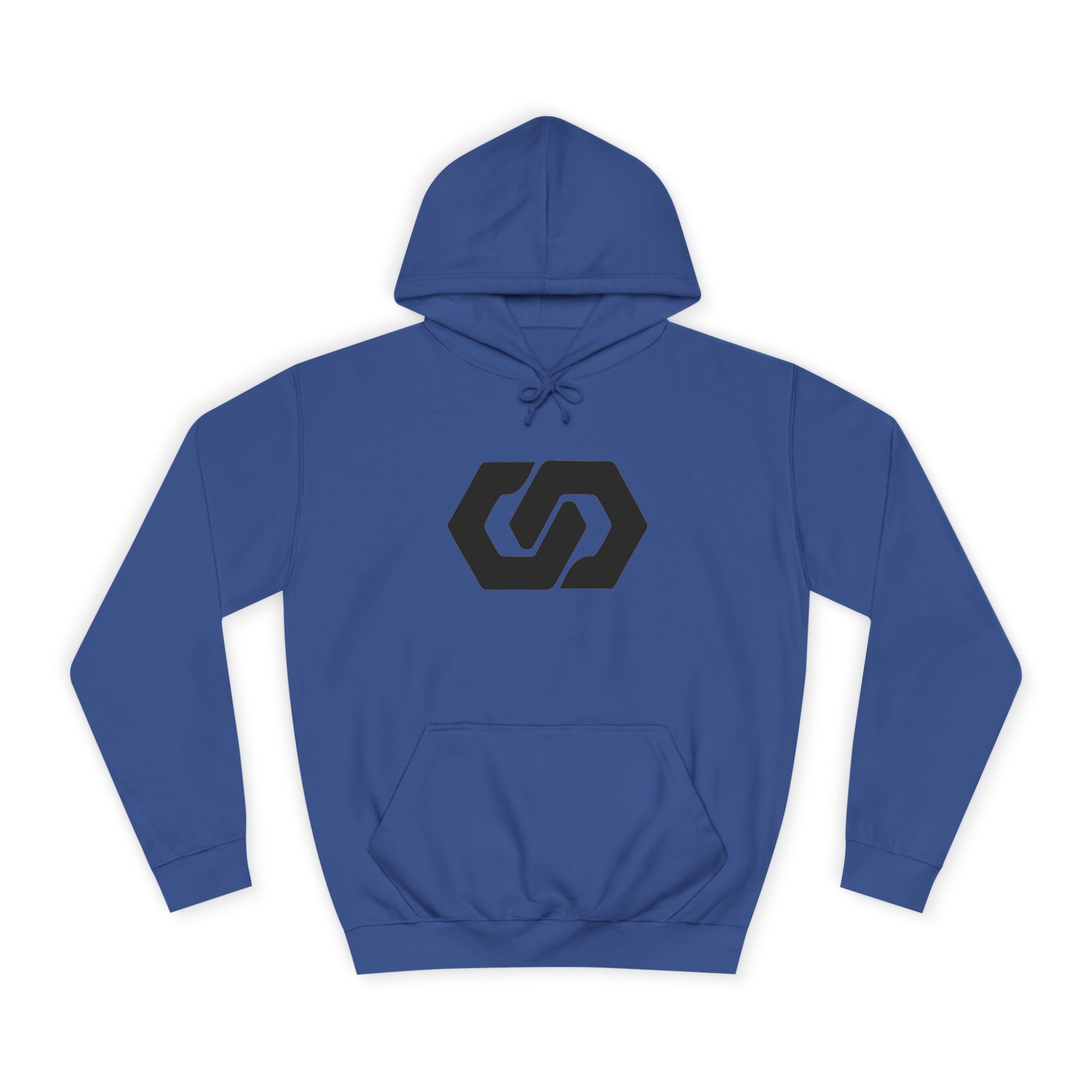 Unisex College Hoodie - Minimalist Logo Design - OVERZELUS