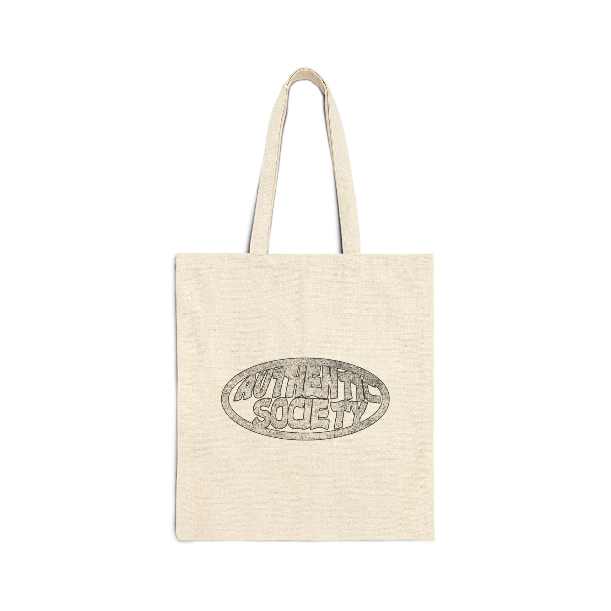 Vintage Inspired Authentic Society Cotton Canvas Tote Bag - OVERZELUS