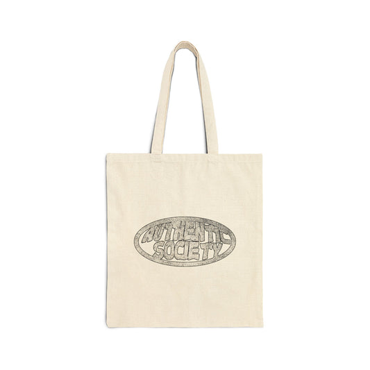 Vintage Inspired Authentic Society Cotton Canvas Tote Bag - OVERZELUS