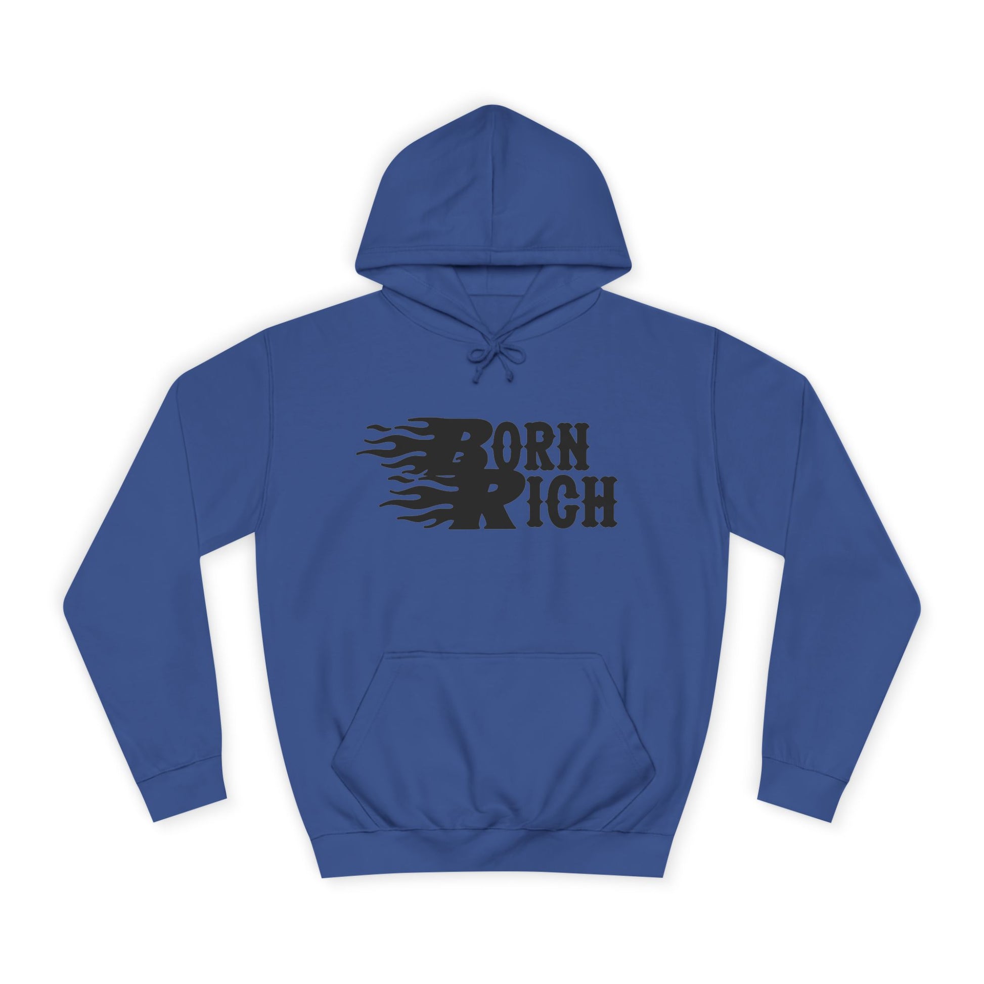 "Born Rich" Unisex College Hoodie - Trendy and Comfortable Streetwear - OVERZELUS