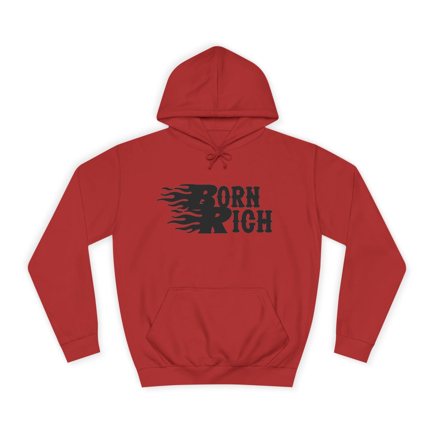 "Born Rich" Unisex College Hoodie - Trendy and Comfortable Streetwear - OVERZELUS