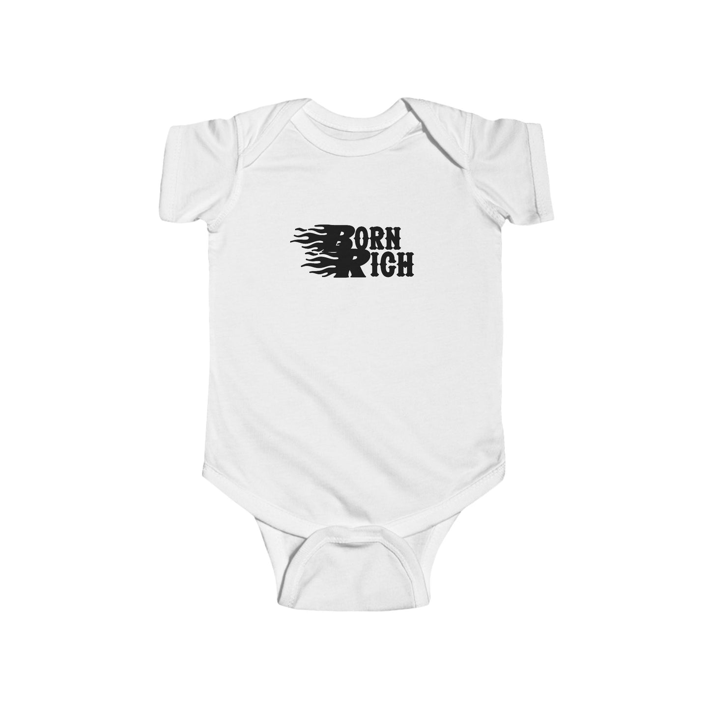 Born Rich Infant Bodysuit - Cute Baby Apparel for Newborns - OVERZELUS