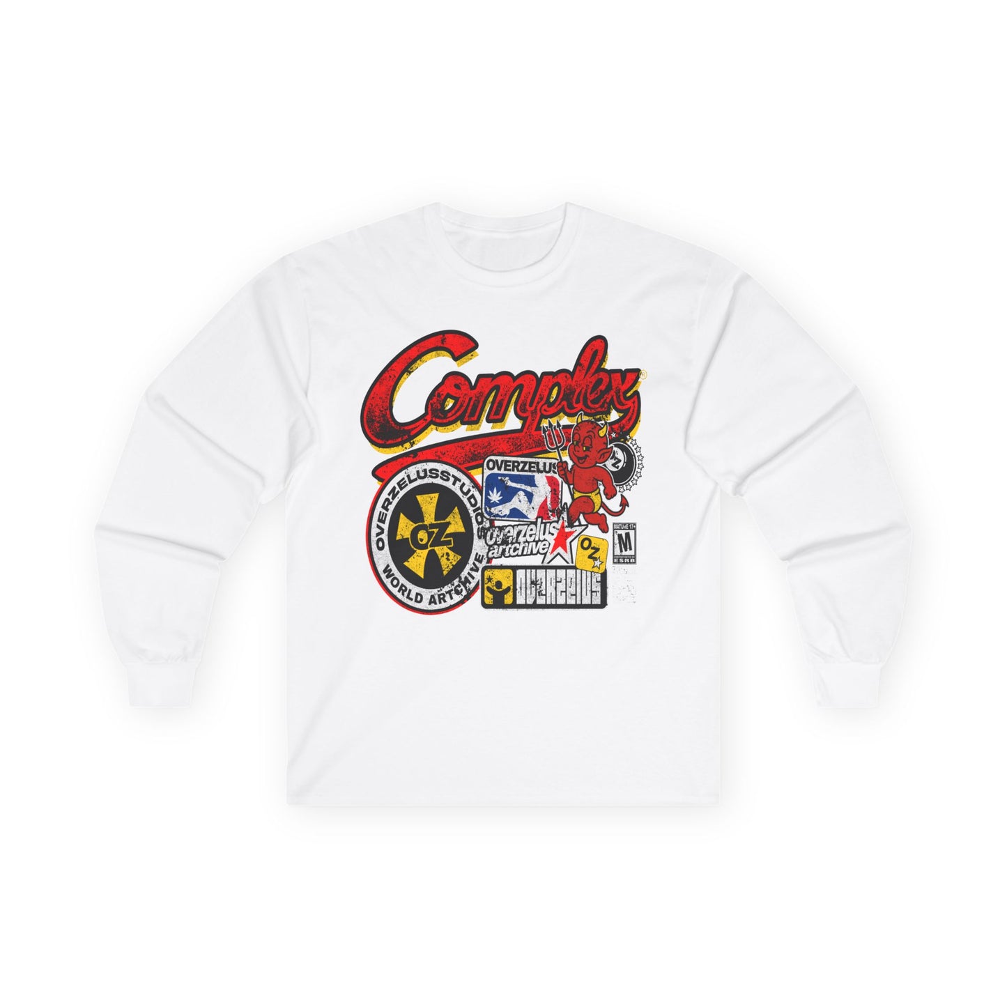 "COMPLEX" OVERZELUS LONG SLEEVE TEE