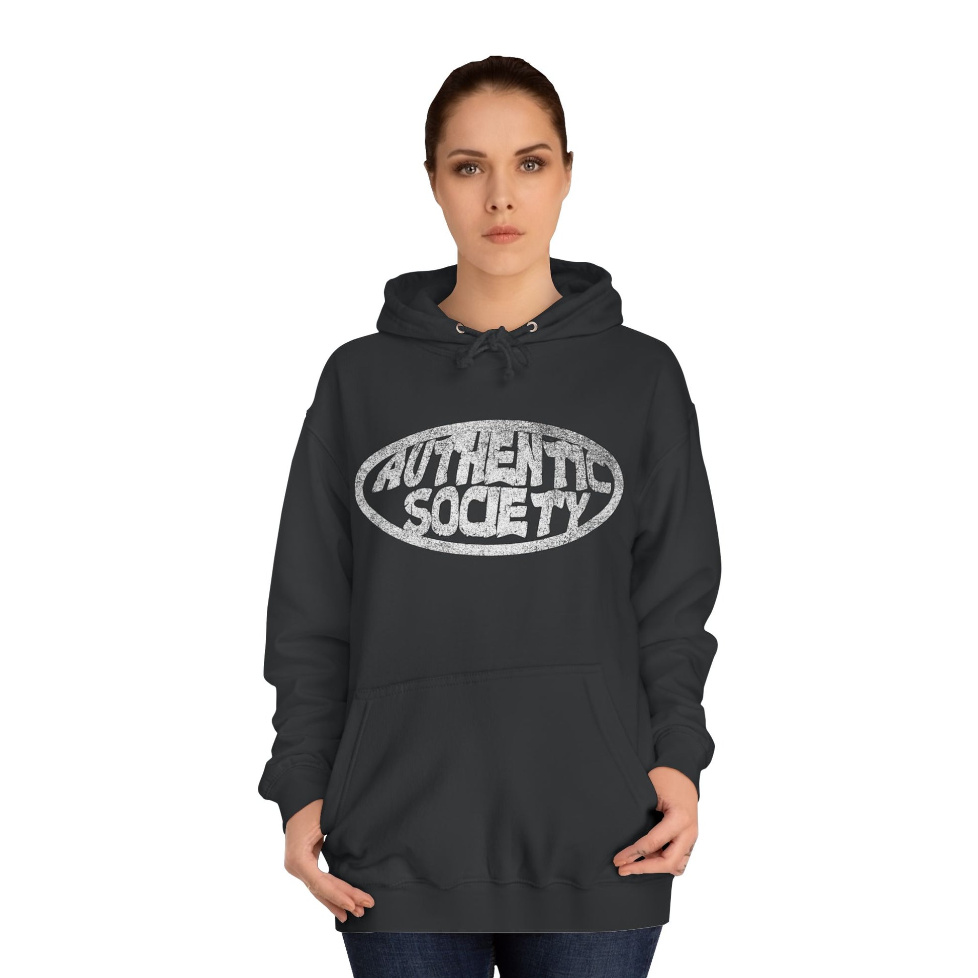 Authentic Society Unisex College Hoodie - Comfort & Style for Students - OVERZELUS