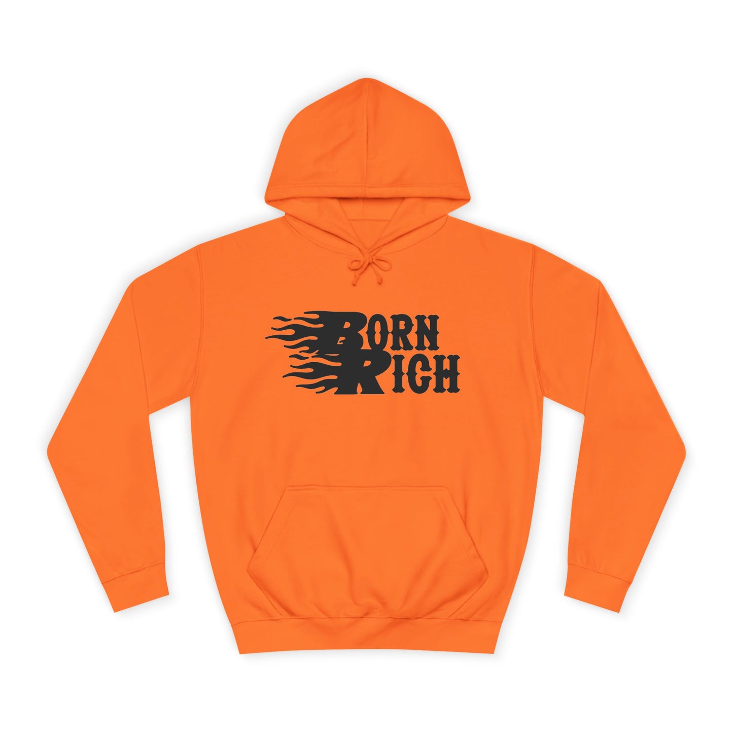 "Born Rich" Unisex College Hoodie - Trendy and Comfortable Streetwear - OVERZELUS