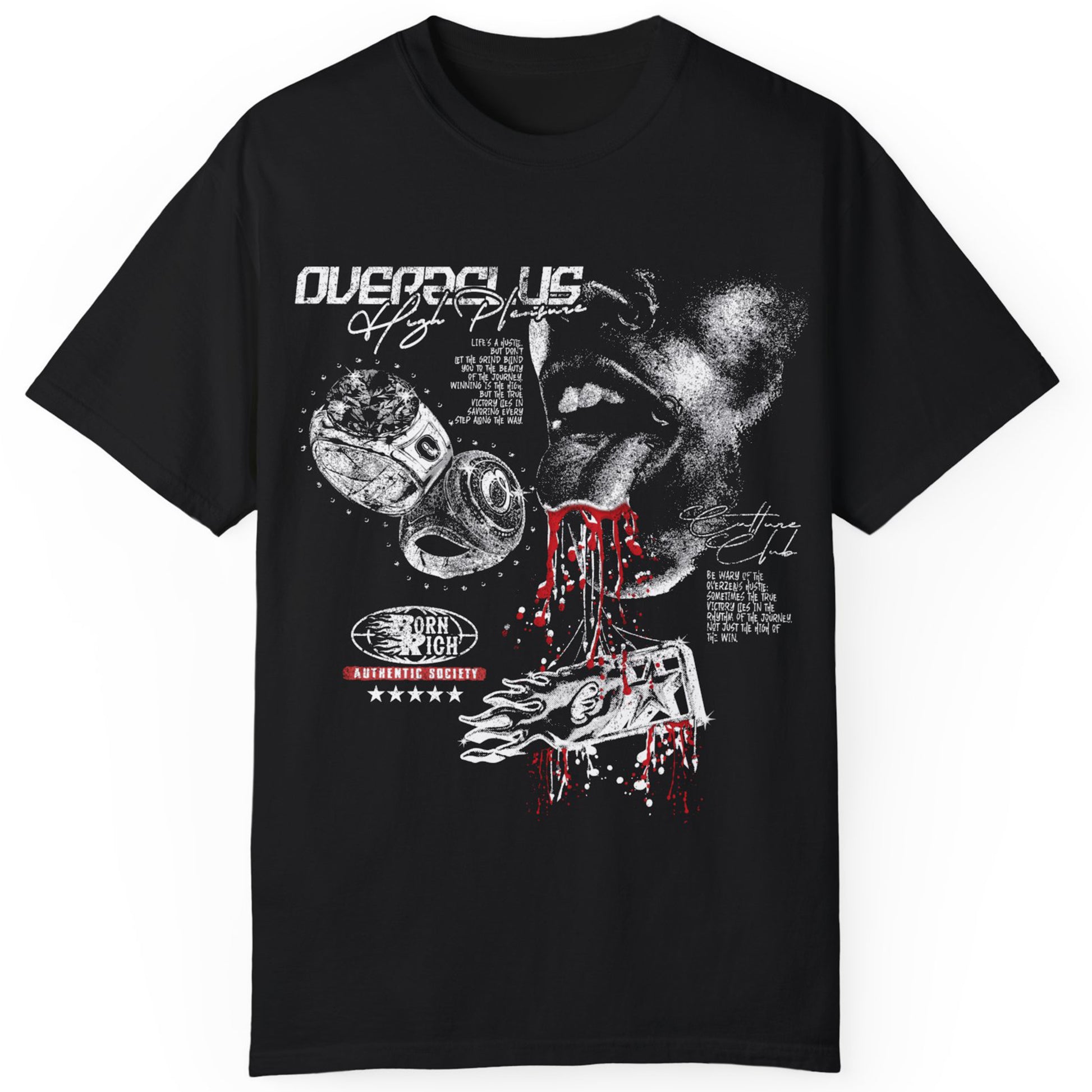 Street Art Unisex Garment-Dyed T-Shirt - Graphic Print Tee for Trendsetters - OVERZELUS