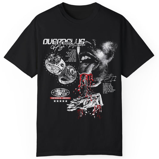 Street Art Unisex Garment-Dyed T-Shirt - Graphic Print Tee for Trendsetters - OVERZELUS