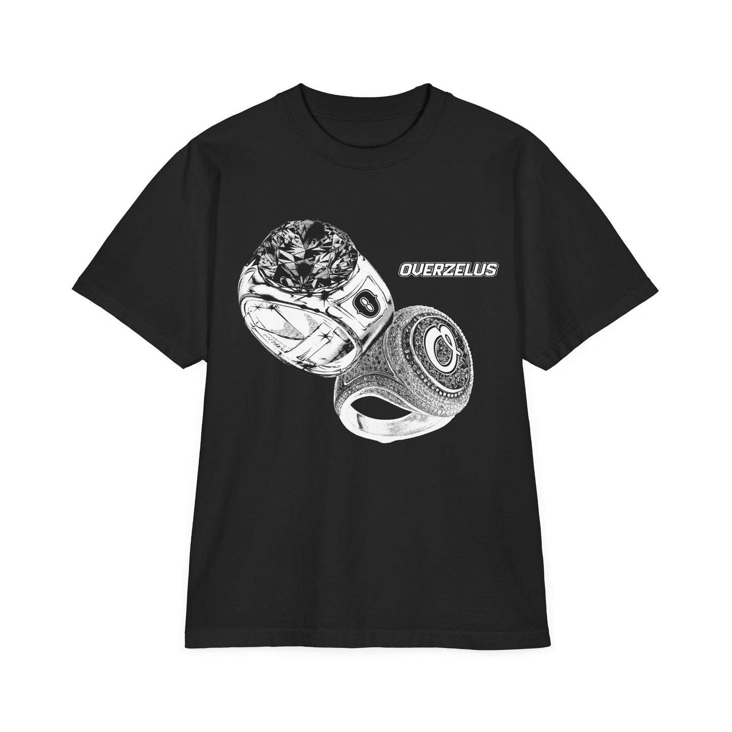 "2 RINGS" OVERZELUS TEE