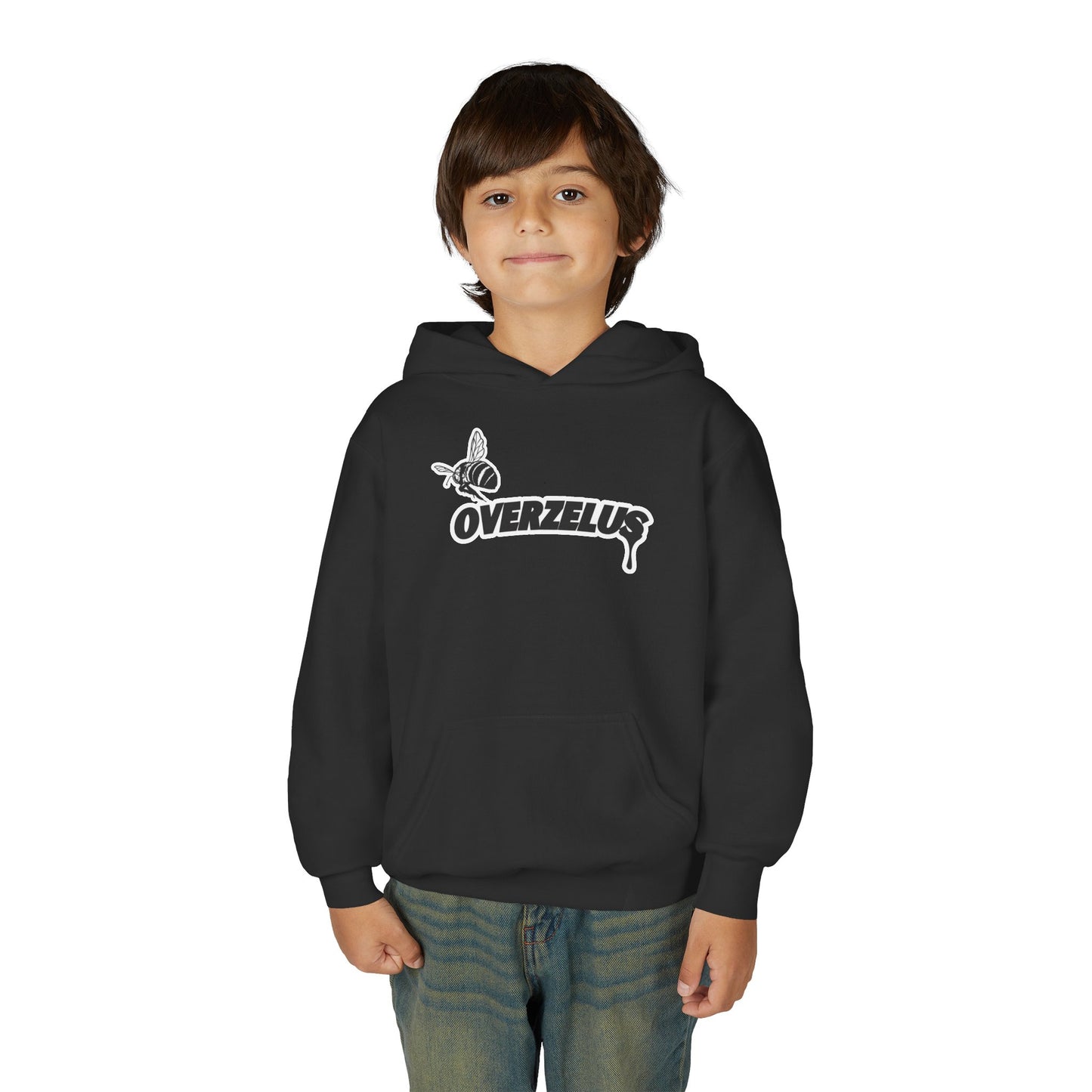 YOUTH "BE OVERZELUS" HEAVY BLEND HOODIE