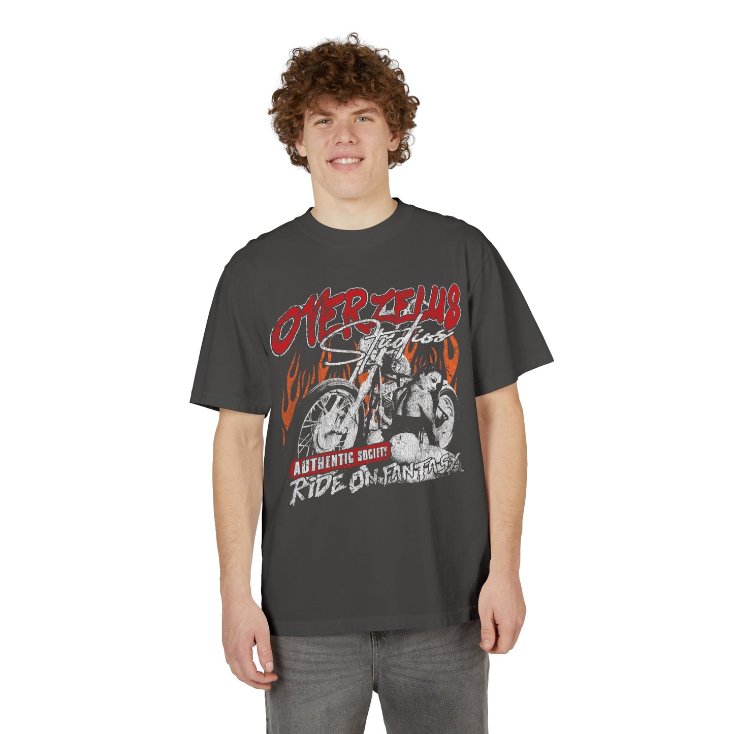 "RIDE ON" OVERZELUS TEE