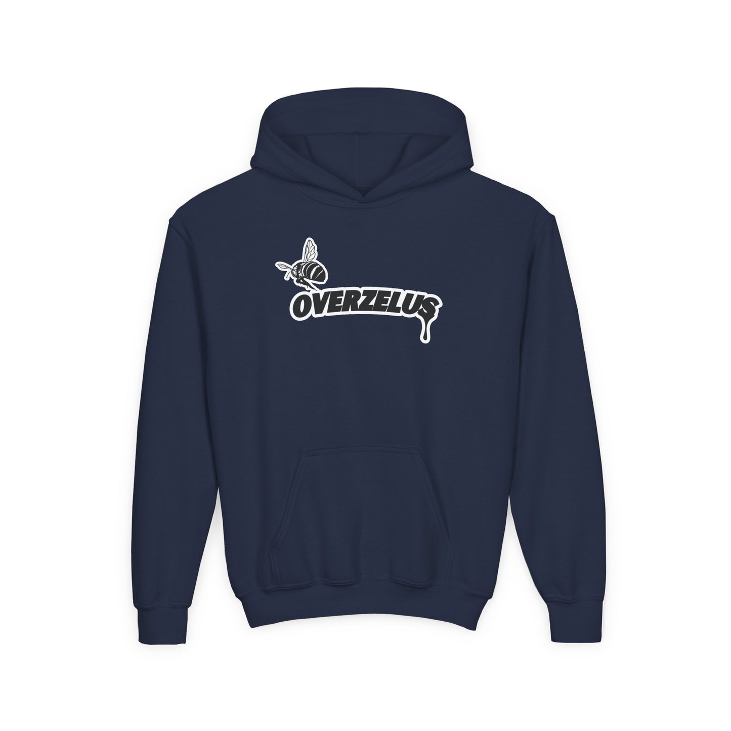 YOUTH "BE OVERZELUS" HEAVY BLEND HOODIE