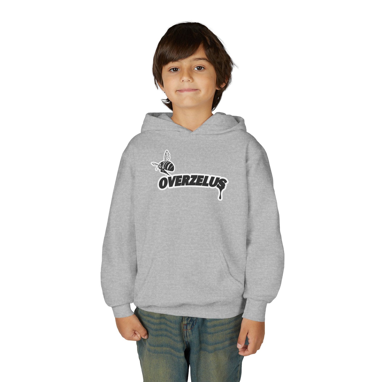 YOUTH "BE OVERZELUS" HEAVY BLEND HOODIE