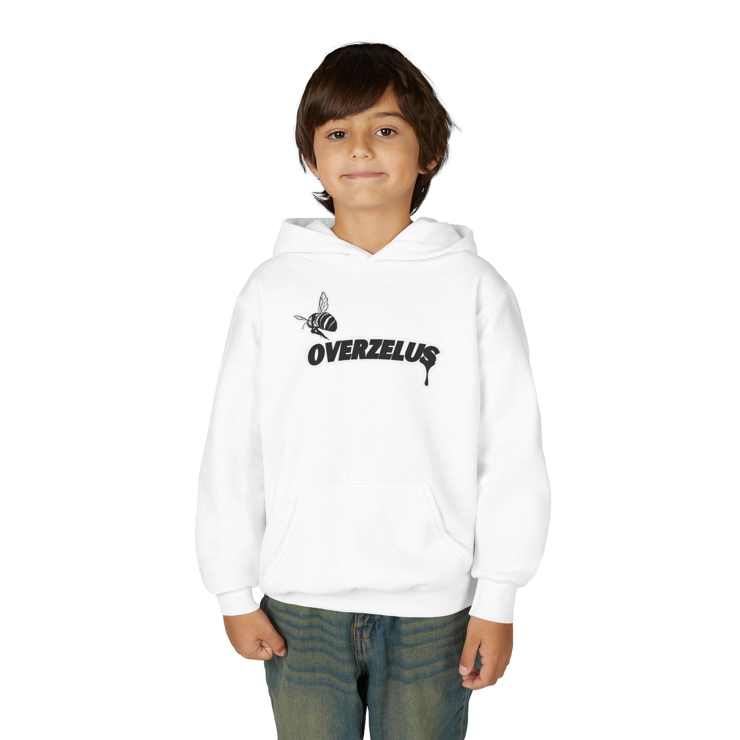 YOUTH "BE OVERZELUS" HEAVY BLEND HOODIE