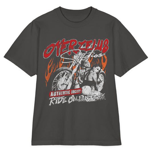 "RIDE ON" OVERZELUS TEE