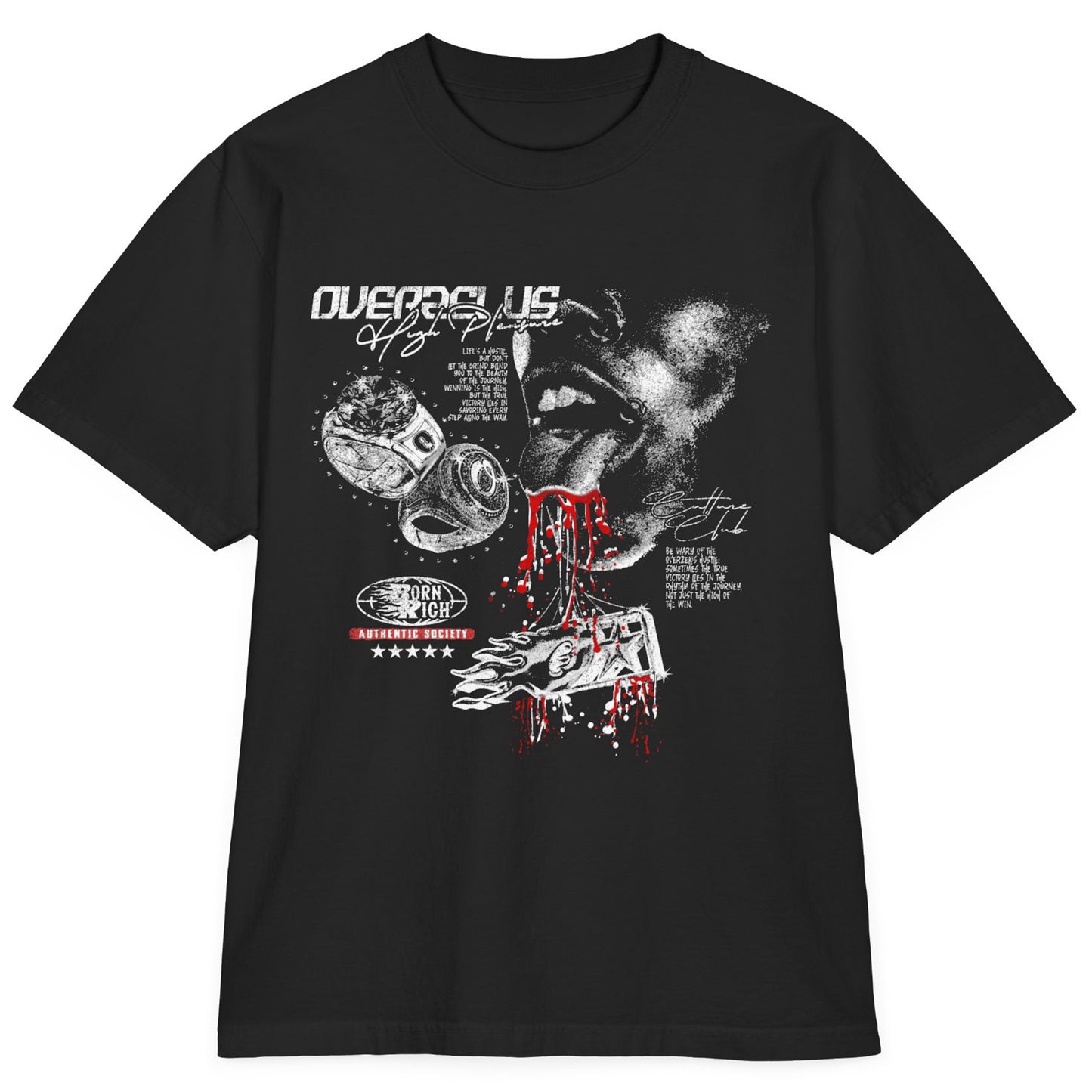 "HIGH PLEASURE" OVERZELUS TEE - OVERZELUS