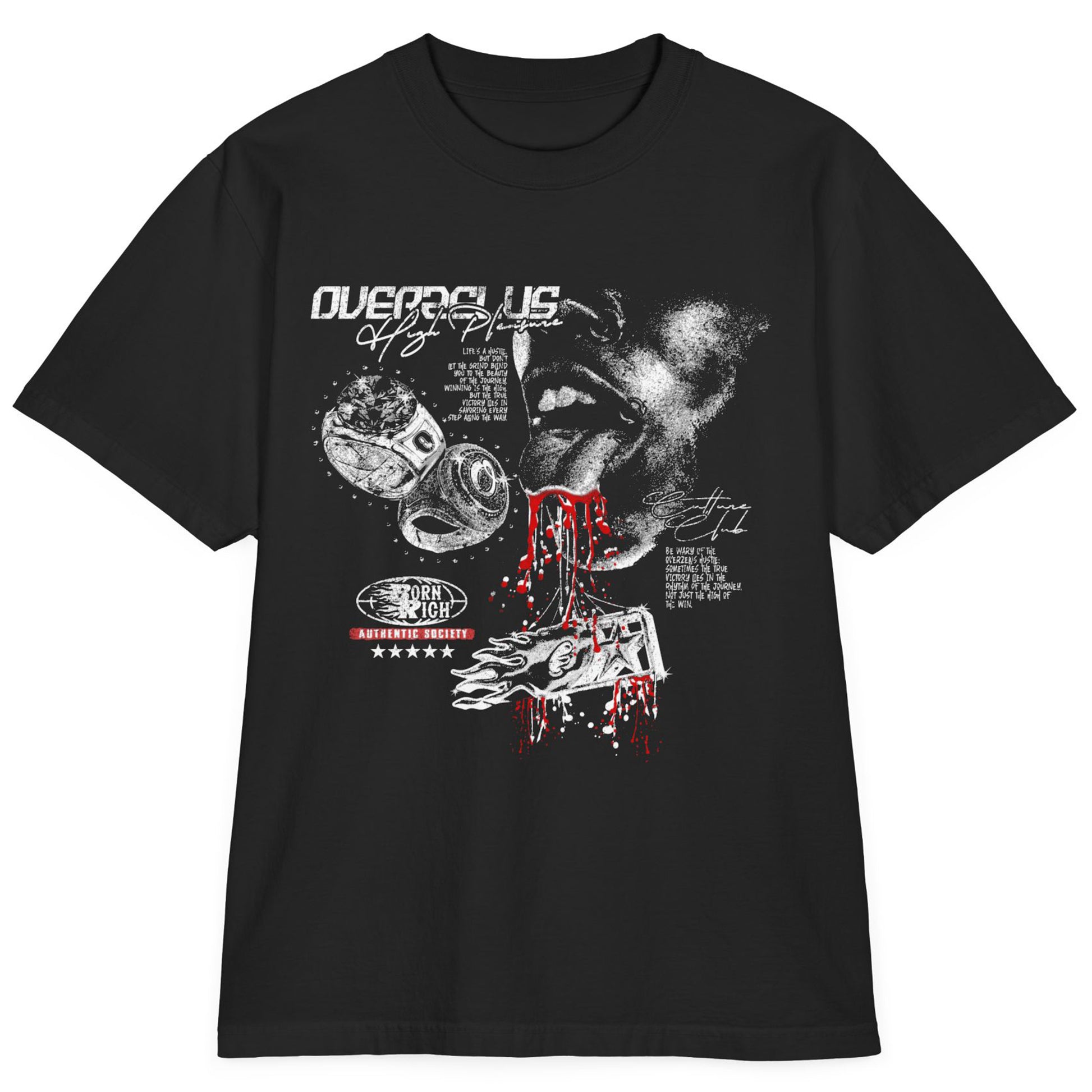 "HIGH PLEASURE" OVERZELUS TEE - OVERZELUS