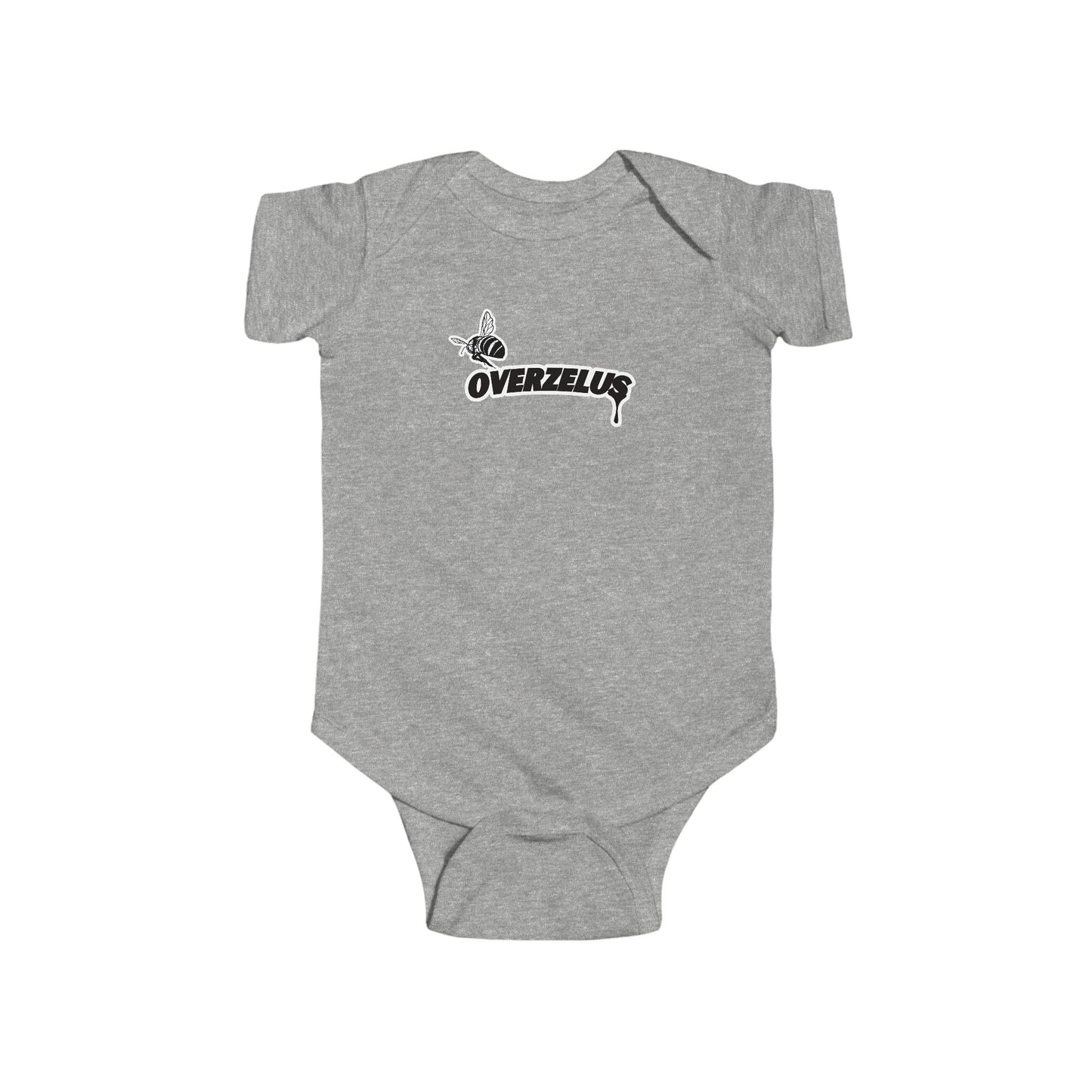 "BE OVERZELUS' BABY BODYSUIT