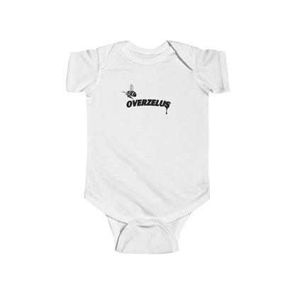 "BE OVERZELUS' BABY BODYSUIT