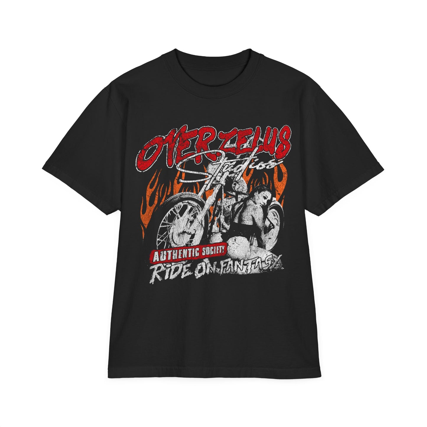 "RIDE ON" OVERZELUS TEE