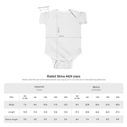 "BE OVERZELUS' BABY BODYSUIT