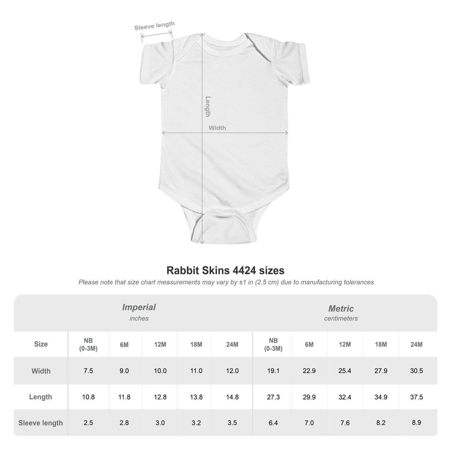 "BE OVERZELUS' BABY BODYSUIT
