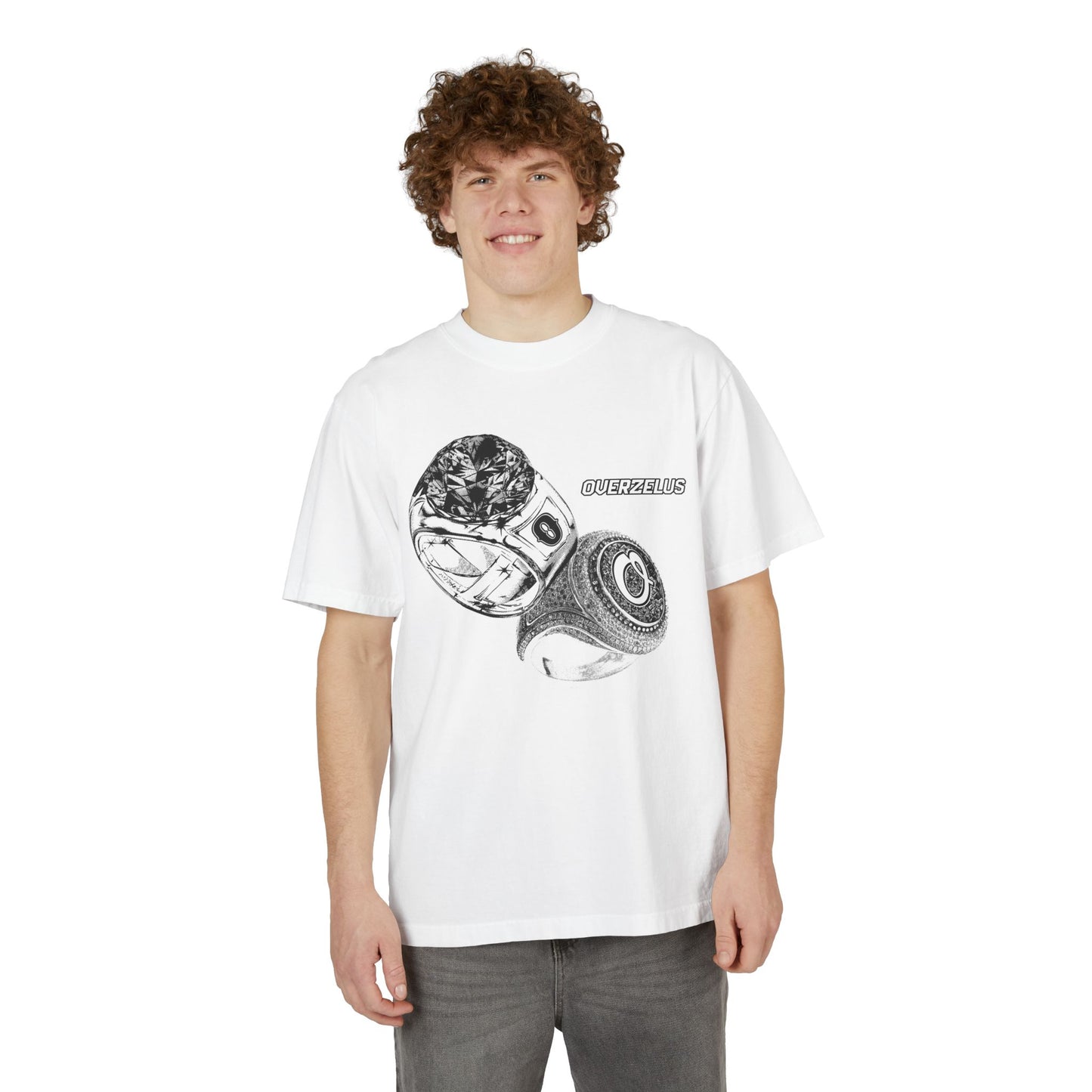 "2 RINGS" OVERZELUS TEE