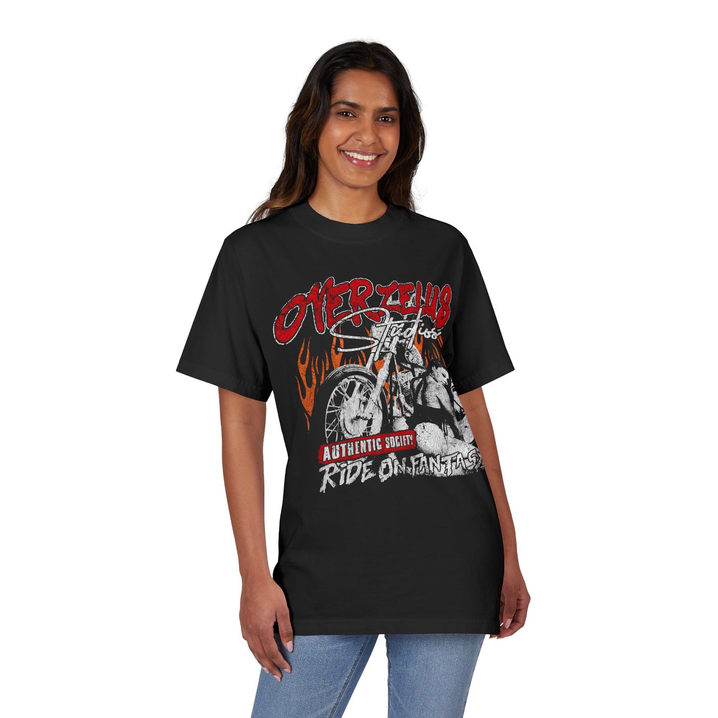 "RIDE ON" OVERZELUS TEE