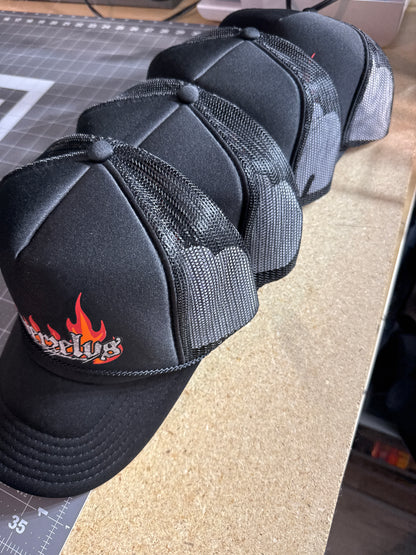 Overzelus Flames Trucker Hat